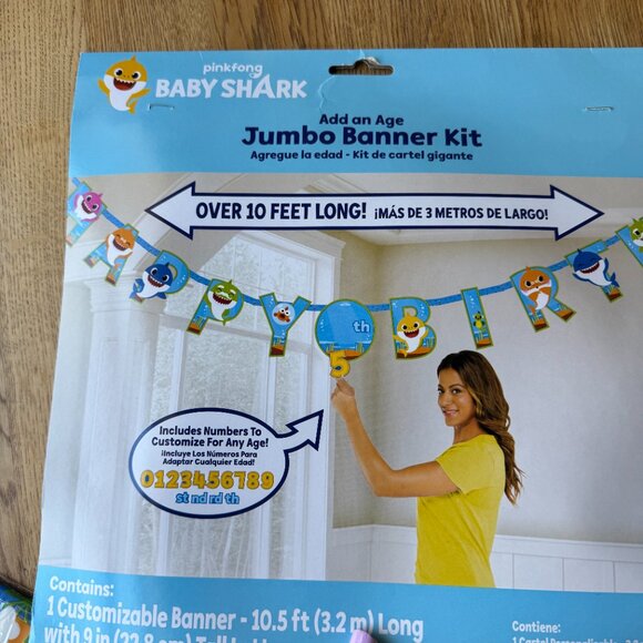 Baby Shark Birthday Party Supplies Lot - Picture 4 of 13